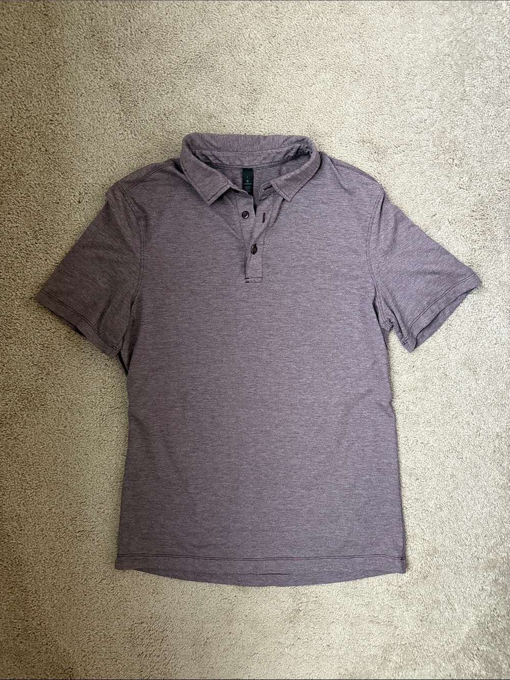 Lululemon Purple/Gray Collared Shirt